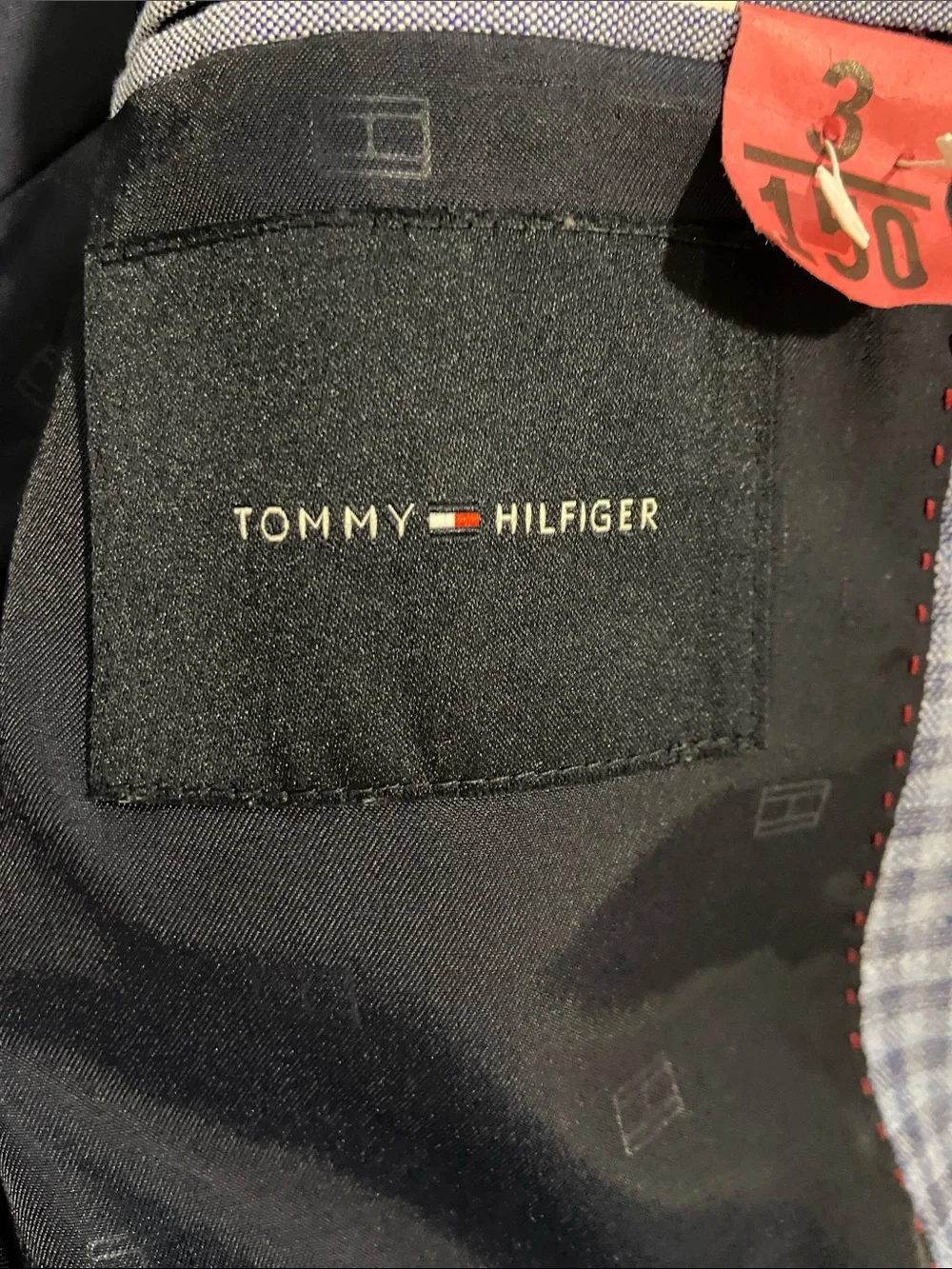 Tommy Hilfiger Men’s Blue Checked Blazer A1